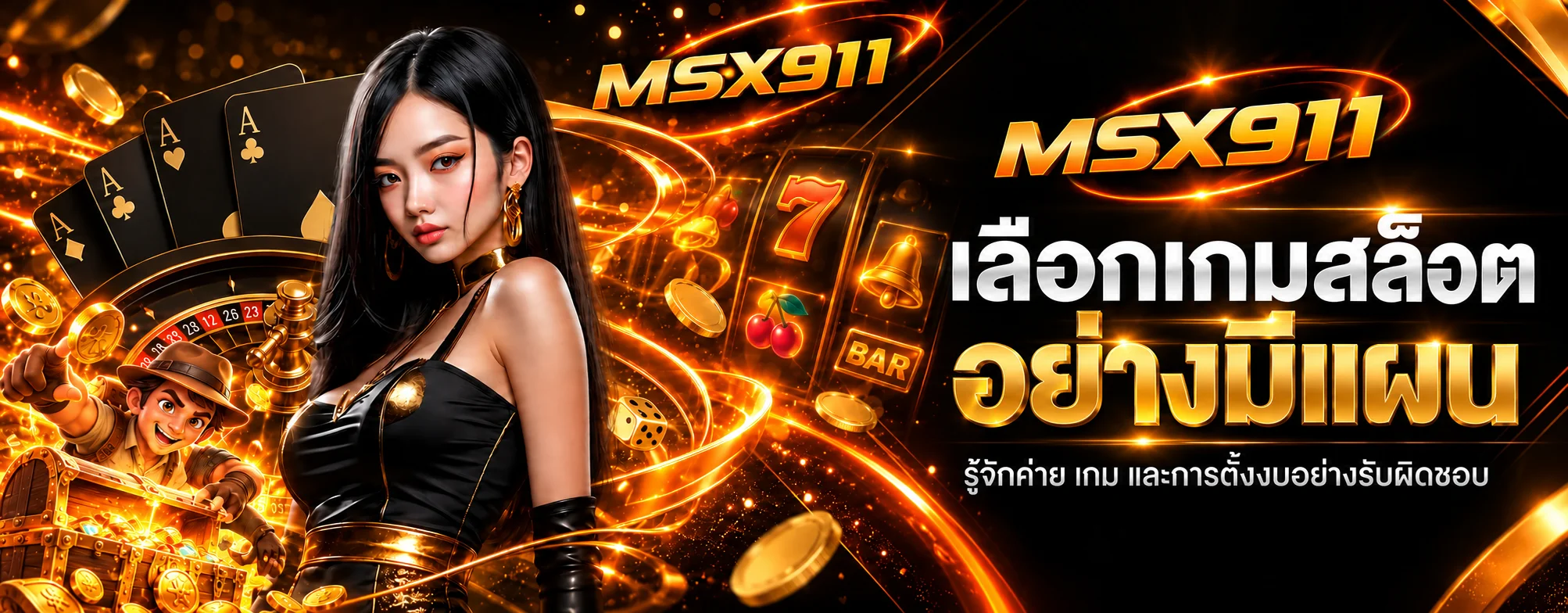 MSX911 เลือกเกมสล็อตอย่างมีแผนและตั้งงบ